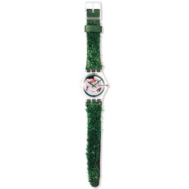 swatch watch w fake grass band|swatch watch straps.